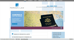 Desktop Screenshot of fermanlaw.com