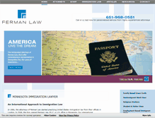 Tablet Screenshot of fermanlaw.com